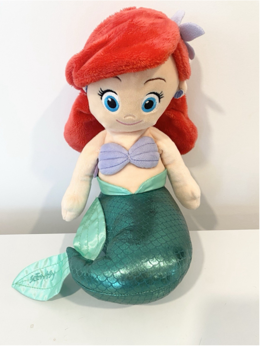 Scentsy Disney The Little Mermaid Ariel Buddy Plush with Scent Pak 12"